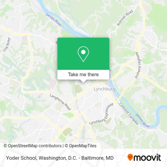 Yoder School map