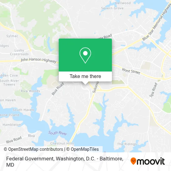 Federal Government map