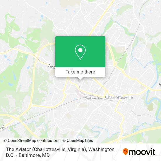 The Aviator (Charlottesville, Virginia) map