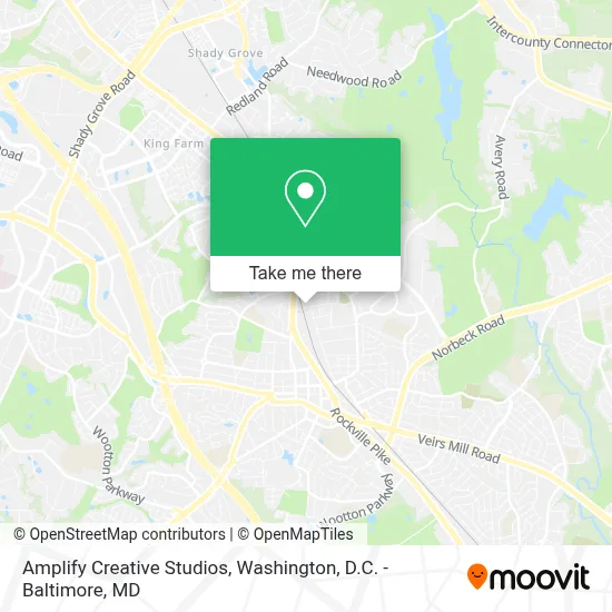 Amplify Creative Studios map