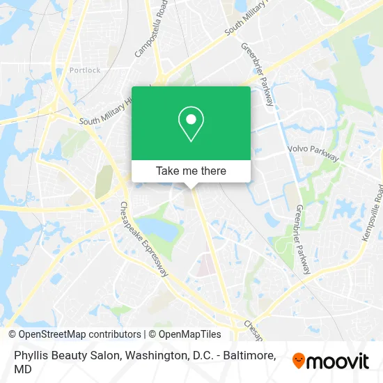 Phyllis Beauty Salon map