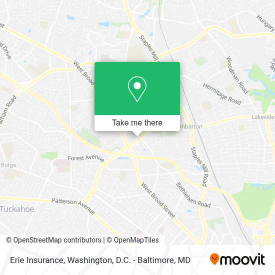 Erie Insurance map