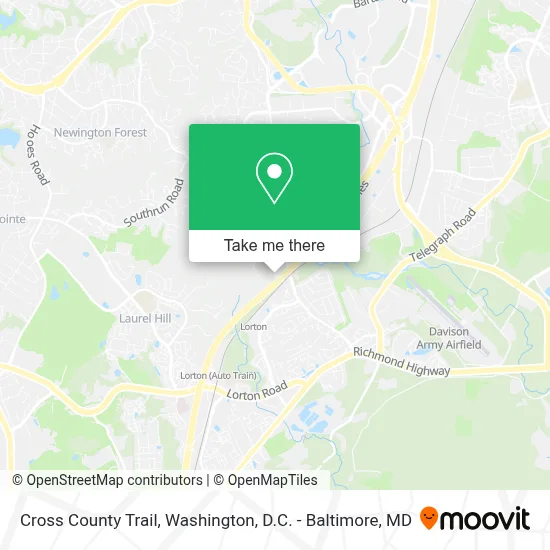 Cross County Trail map