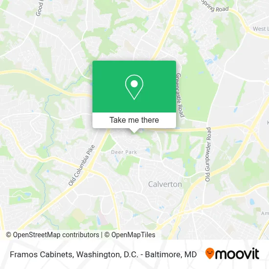 Framos Cabinets map