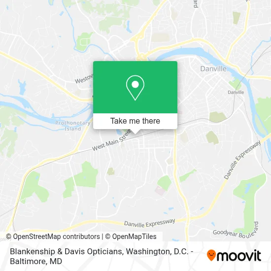 Blankenship & Davis Opticians map