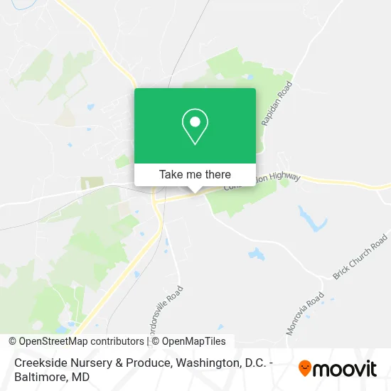 Creekside Nursery & Produce map