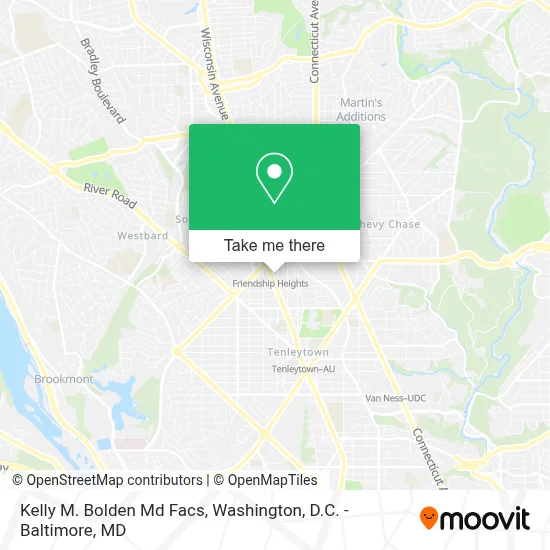 Kelly M. Bolden Md Facs map
