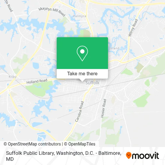 Suffolk Public Library map