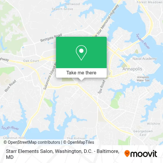 Starr Elements Salon map
