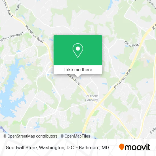 Goodwill Store map