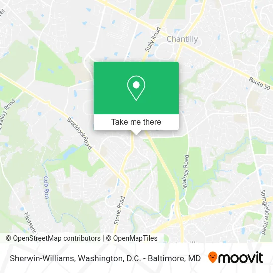 Sherwin-Williams map