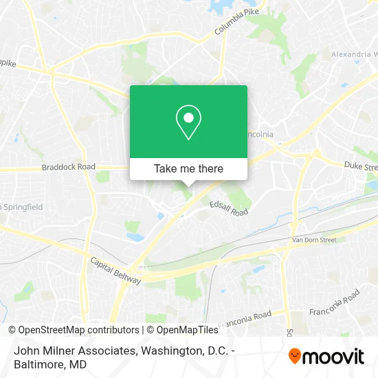 John Milner Associates map