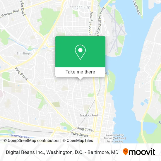 Digital Beans Inc. map