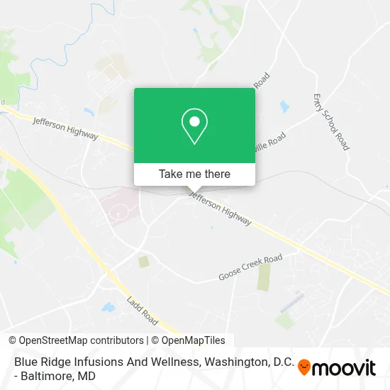Blue Ridge Infusions And Wellness map