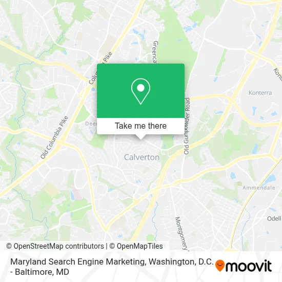 Maryland Search Engine Marketing map