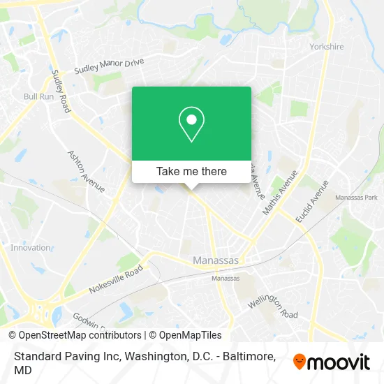 Standard Paving Inc map