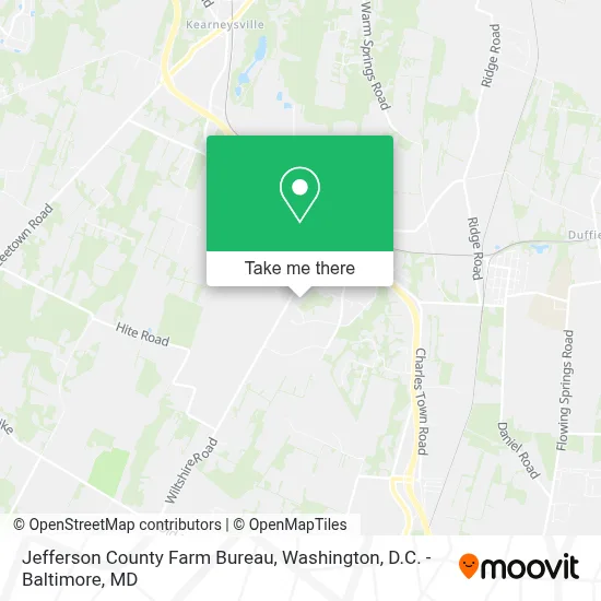 Jefferson County Farm Bureau map