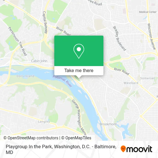 Playgroup In the Park map