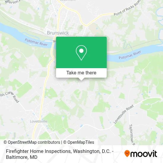 Firefighter Home Inspections map