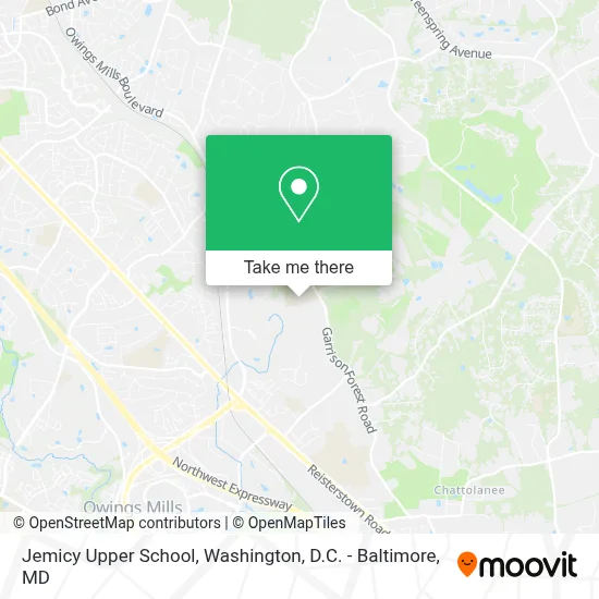 Jemicy Upper School map