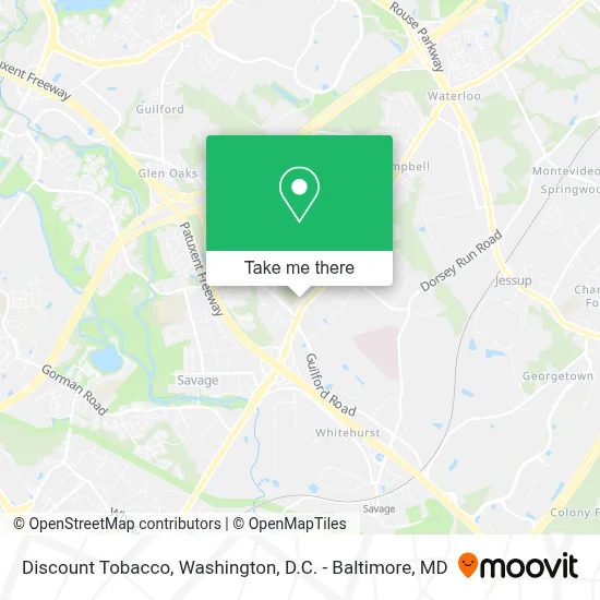 Discount Tobacco map
