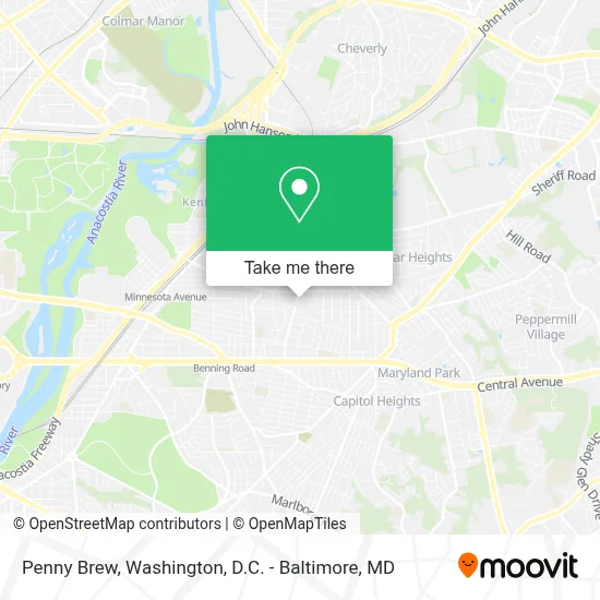 Penny Brew map