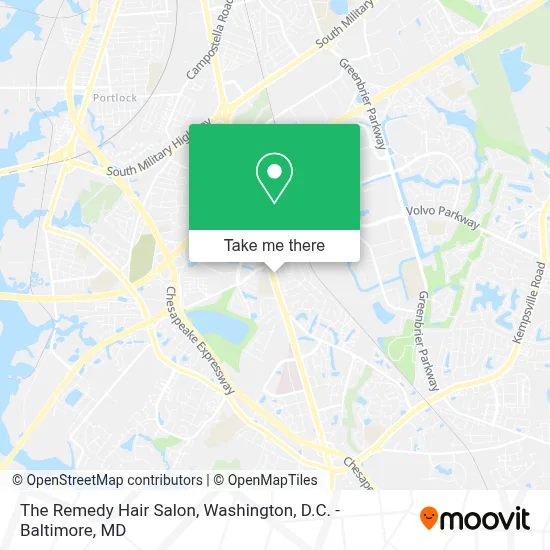 The Remedy Hair Salon map