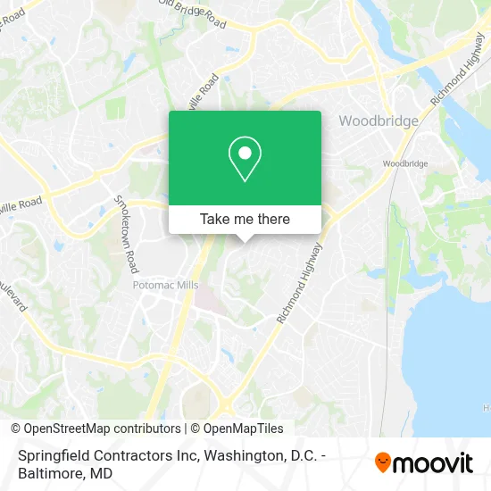Springfield Contractors Inc map