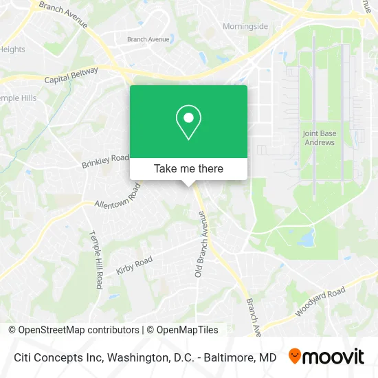 Citi Concepts Inc map