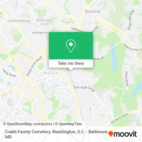 Crabb Family Cemetery map