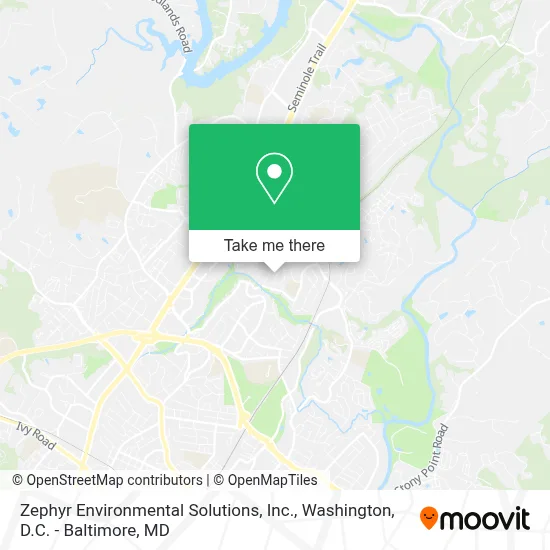 Zephyr Environmental Solutions, Inc. map