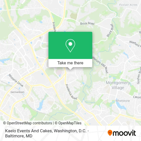 Kaelo Events And Cakes map