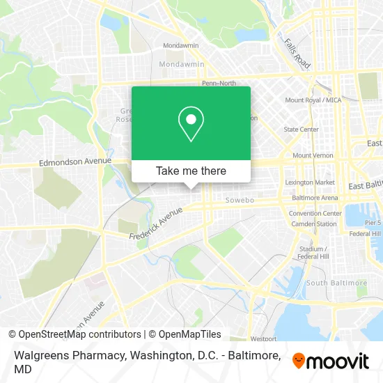 Walgreens Pharmacy map