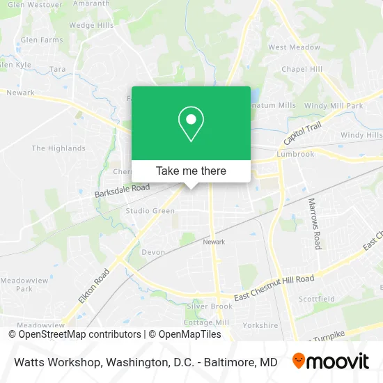 Watts Workshop map