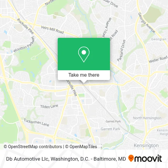 Db Automotive Llc map