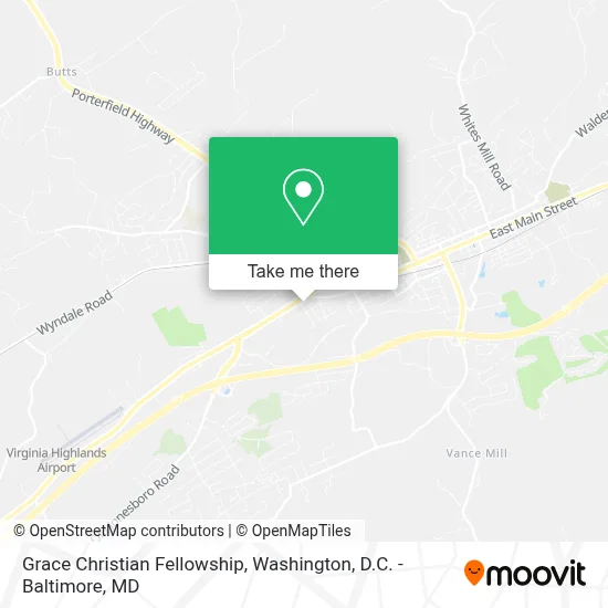 Grace Christian Fellowship map