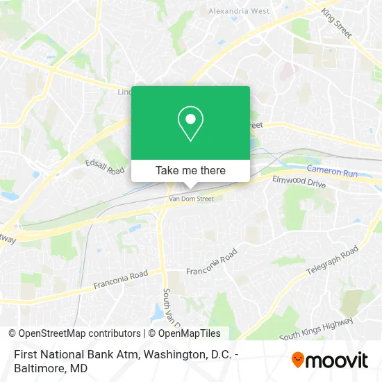 First National Bank Atm map
