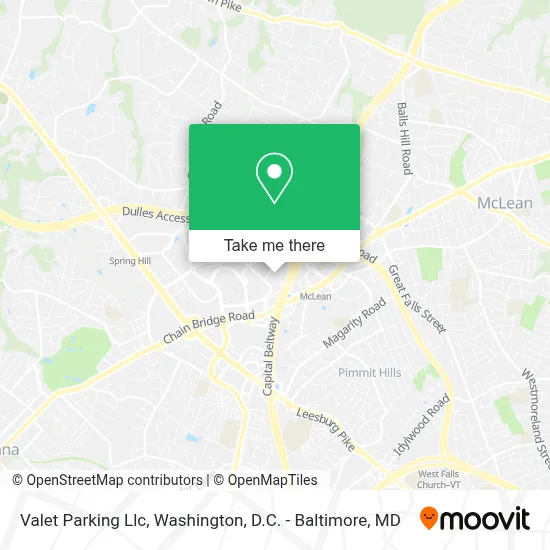 Valet Parking Llc map