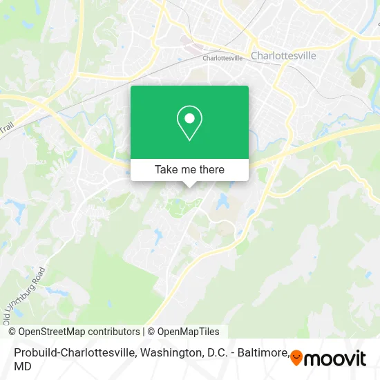 Probuild-Charlottesville map