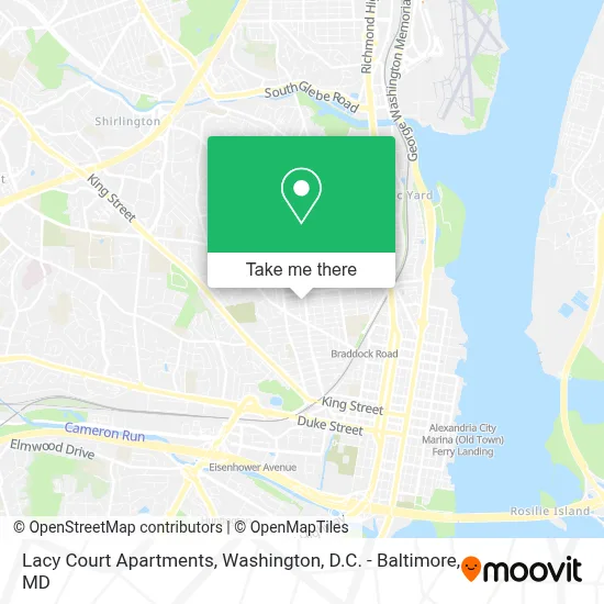 Lacy Court Apartments map