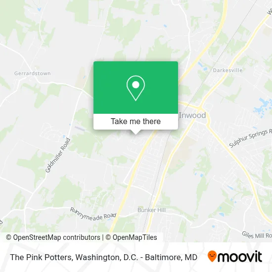 The Pink Potters map