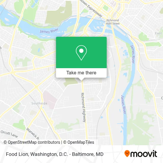 Food Lion map