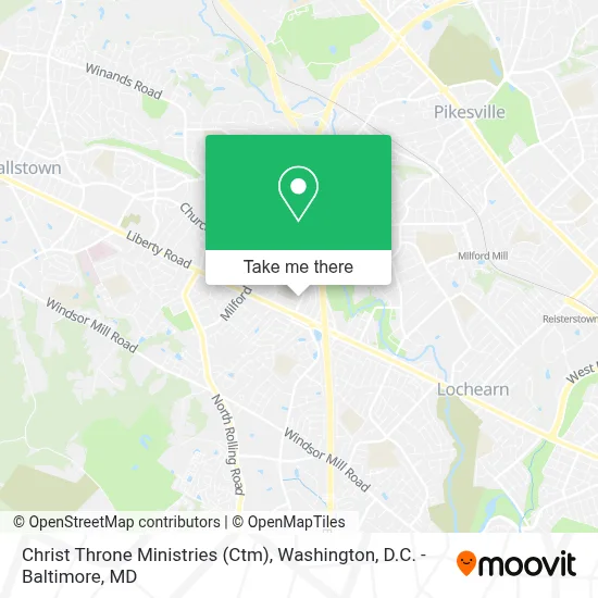 Christ Throne Ministries (Ctm) map