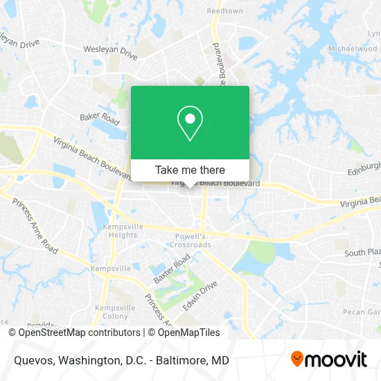 Quevos map