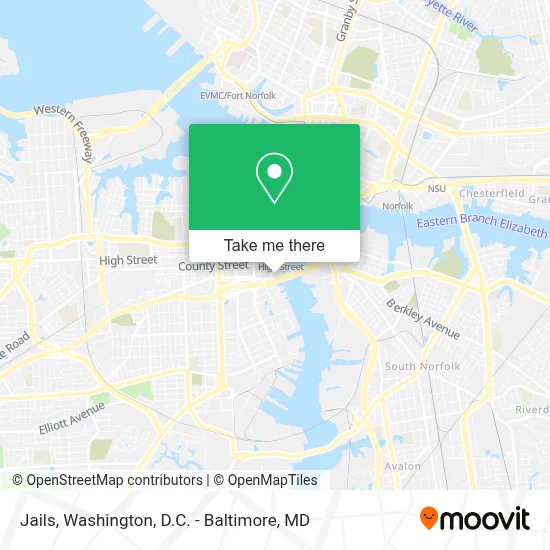 Jails map
