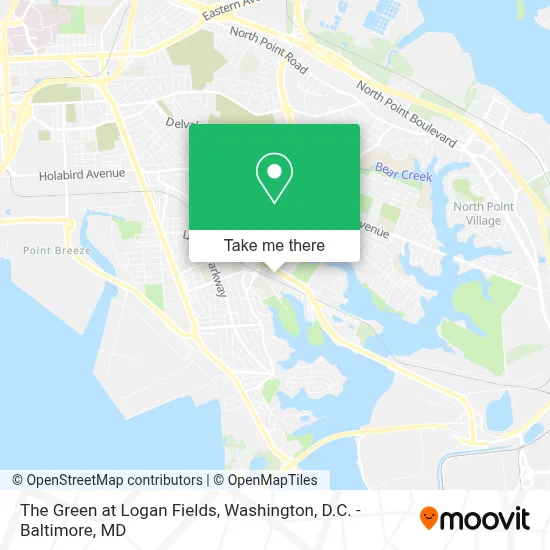 The Green at Logan Fields map