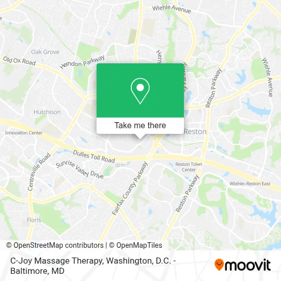 C-Joy Massage Therapy map