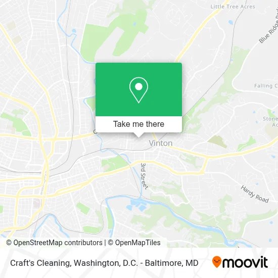 Craft's Cleaning map