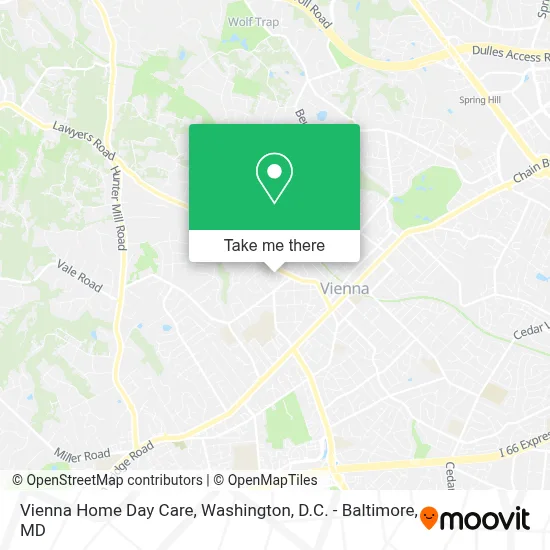 Vienna Home Day Care map