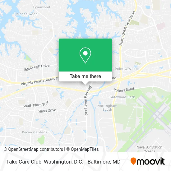 Take Care Club map